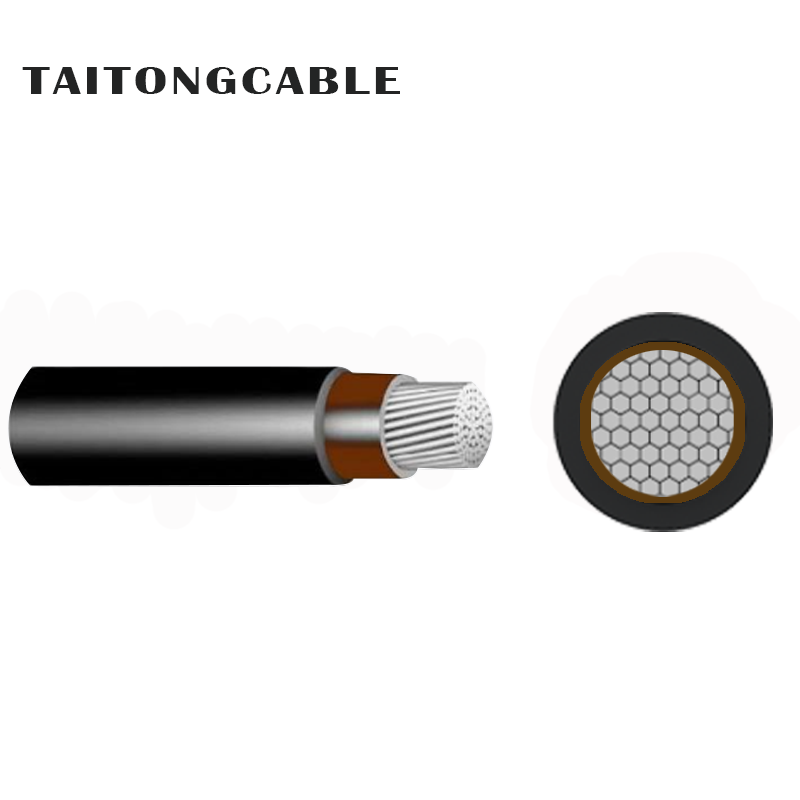 Einadrige Niederspannungs-Aluminiumleiter, PVC-isolierte, PVC-ummantelte, ungepanzerte Stromkabel